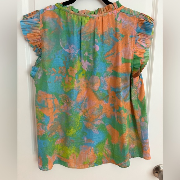 Current Air Multicolor Ruffled Blouse - Picture 3 of 5
